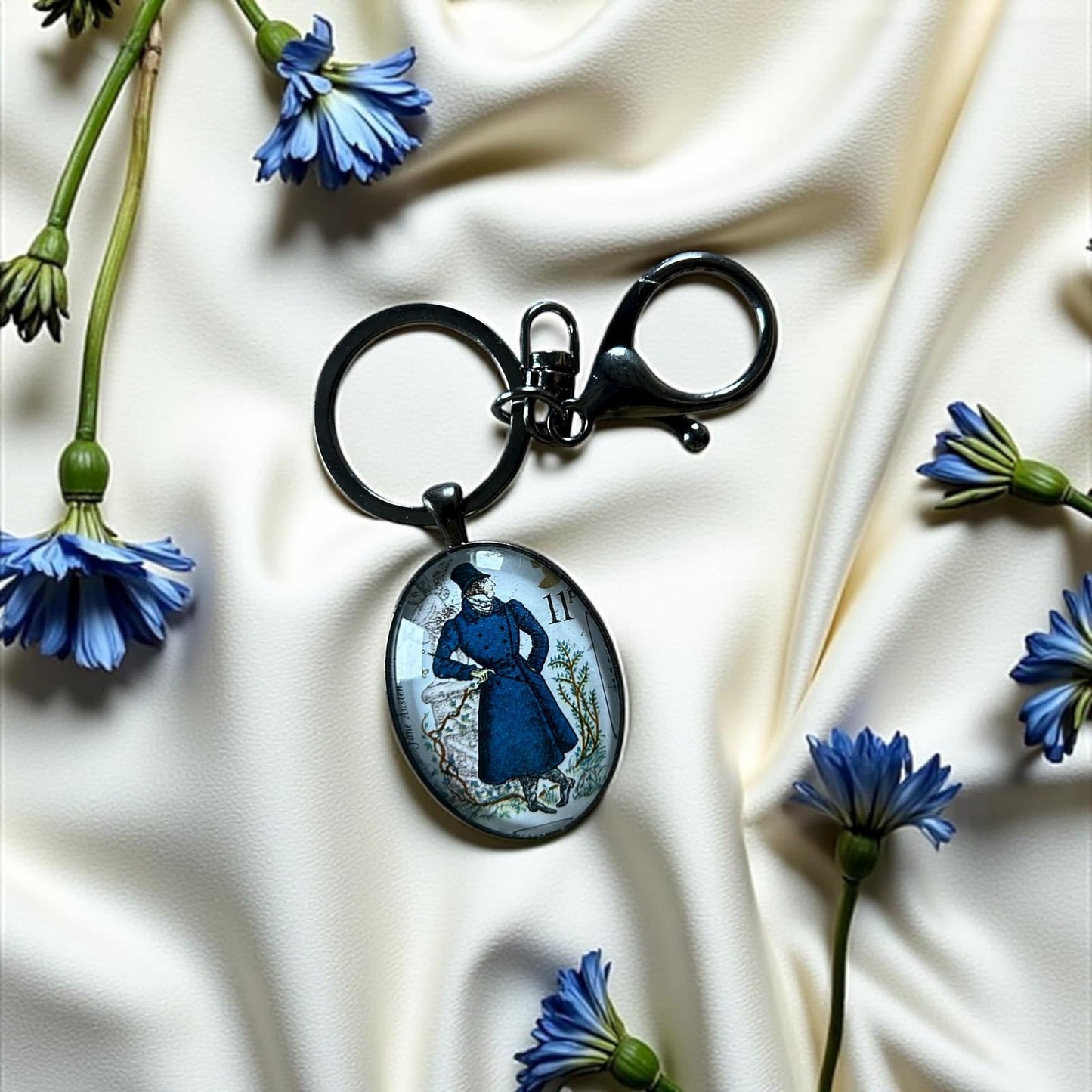 Il Gentleman in Tasca - Portachiavi Francobollo 1975 - Lady Nostalgia