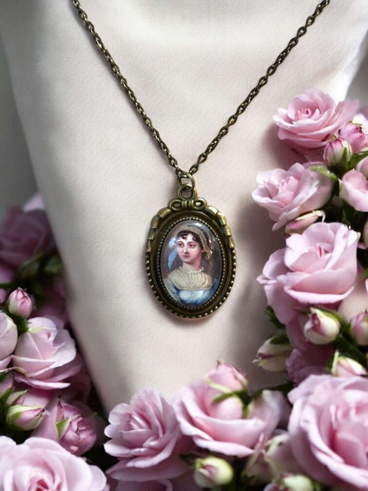 Jane Austen ritratto - Collana mignon - Lady Nostalgia