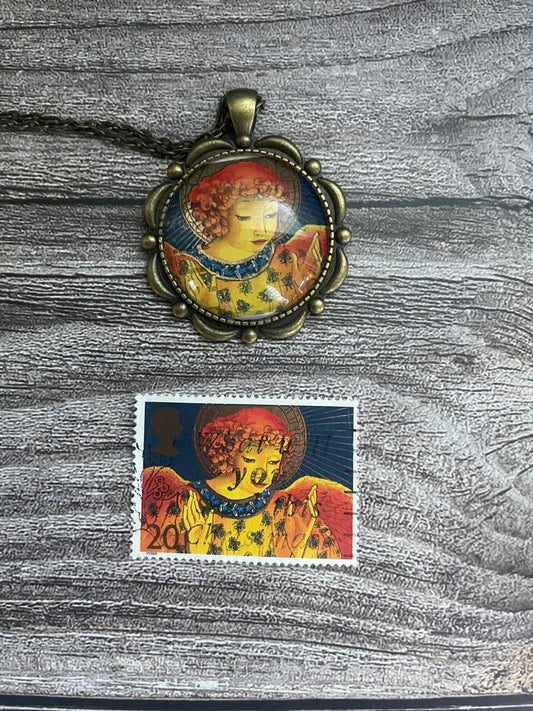 Messaggero di Luce - Collana Natale Angelo - Lady Nostalgia