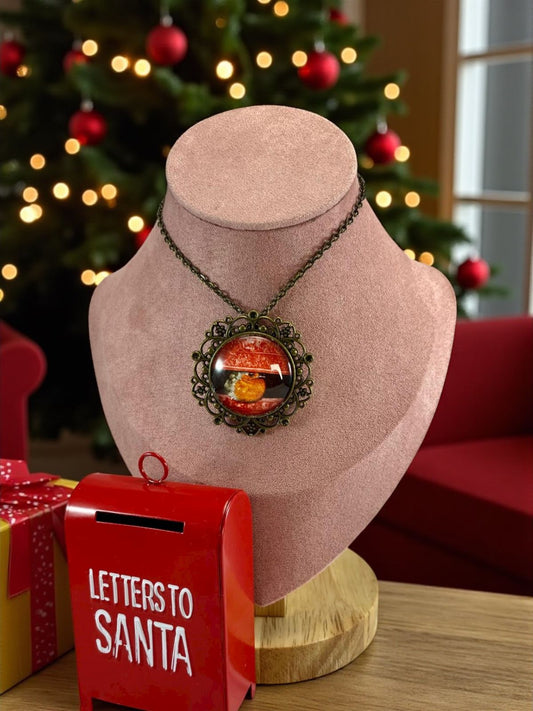 Messaggero d'Inverno - Collana Natale Pettirosso romantico - Lady Nostalgia