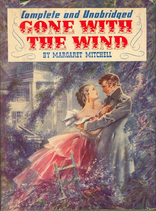 Copertina illustrata del romanzo Via col vento di Margaret Mitchell usata nella collana artigianale italiana