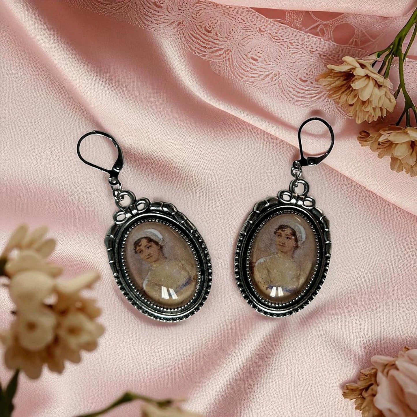 Orecchini Jane Austen Ritratto - Lady Nostalgia