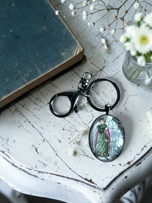 Portachiavi Jane Austen Catherine Morland | L'abbazia di Northanger - Lady Nostalgia