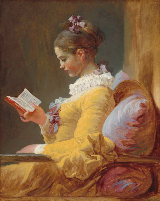 portachiavi "La Lettrice" - Fragonard - Lady Nostalgia