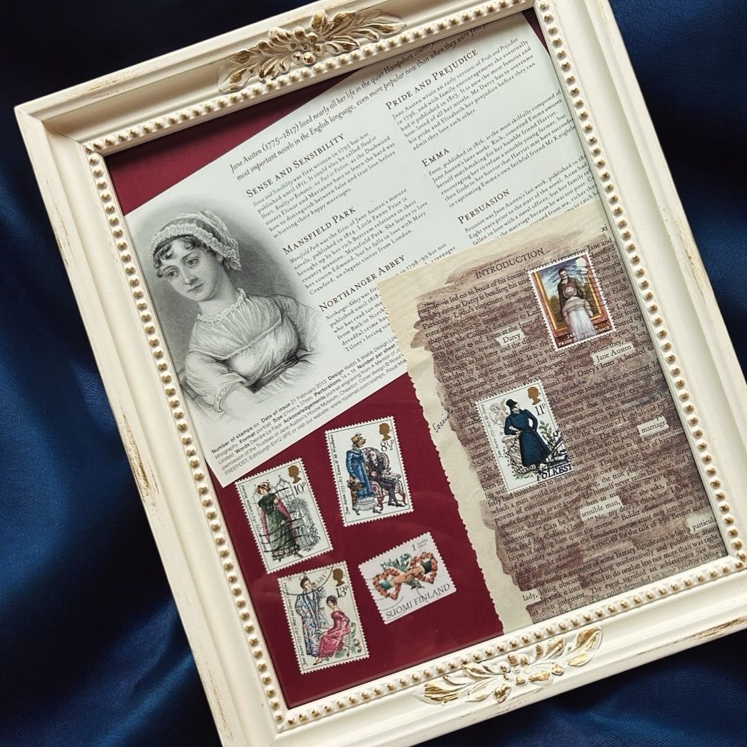 quadro Jane Austen regalo per fan di Jane Austen
