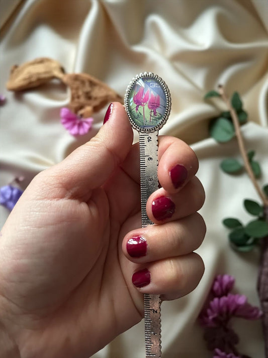 Segnalibro Omaggio - Fiori Fucsia dal Giappone - Lady Nostalgia