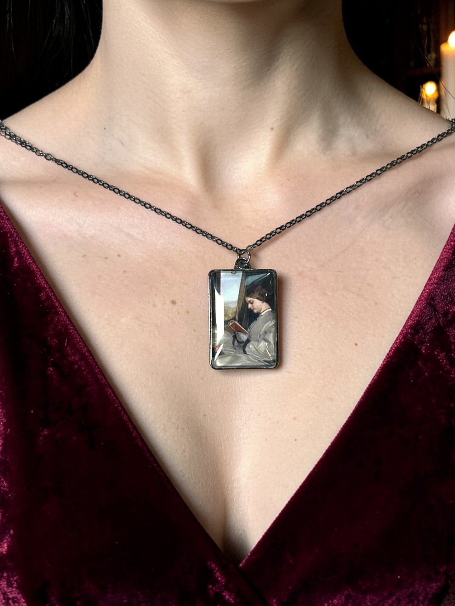 Collana Lettrice Pendolare - Gioiello per Lettrici | Lady Nostalgia
